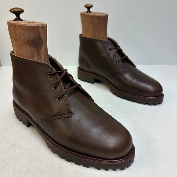 NWOT 1993 Polo Ralph Lauren Sportsman Chukka Boots NOS RARE Lug Sole MiUSA 8 D main image 4